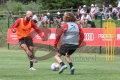 3. Liga; FC Ingolstadt 04 - Trainingslager Südtirol, Nico Antonitsch (5, FCI) Tim Civeja (8, FCI) Zweikampf Kampf um den Ball