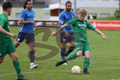 Bezirksliga - Saison 2022/2023 - SV Manching  - SVN München - Rainer Meisinger (Nr.8 - SV Manching) - Tokdemir Kerem blau München - Foto: Meyer Jürgen