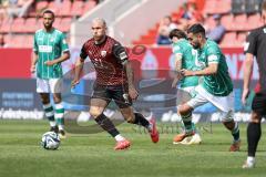 3. Liga; FC Ingolstadt 04 - VfB Lübeck; Max Dittgen (10, FCI) Gözüsirin Tarik (25 VfB)