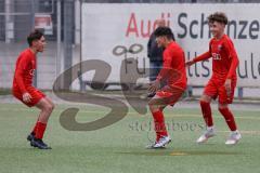 U 14 (C-Jun.) Förderliga BuLi/NLZ -  Saison 2021/2022 - FC Ingolstadt 04 - FC Bayern München - Stanko Djordjevic köpft den 4:0 Führungstreffer - jubel - Foto: Meyer Jürgen