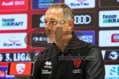 3. Liga; FC Ingolstadt 04 - Rot-Weiss Essen; Pressekonferenz Interview Cheftrainer Achim Beierlorzer (FCI)