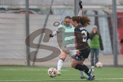 2. Bundesliga Frauen - Saison 2025/26 - FC Ingolstadt 04 Frauen - FFC Turbine Potsdam - Stefanie Reischmann (Nr.24 - FC Ingolstadt Frauen I) - Schmid Eva weiss Potsdam - Foto: Meyer Jürgen