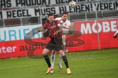 3. Liga - FC Ingolstadt 04 - Hallescher FC - Stefan Kutschke (30, FCI) Vucur Stipe (23 Halle)