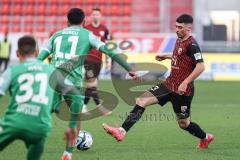 3. Liga; FC Ingolstadt 04 - 
SV Sandhausen; Felix Keidel (43, FCI) Burcu Livan (11 SVS) Weik Jonas (31 SVS)