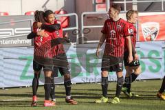 3. Liga - FC Ingolstadt 04 - 1. FC Kaiserslautern - Caniggia Ginola Elva (14, FCI) passt zu Justin Butler (31, FCI) und der trifft zum 1:0 Siegtreffer Tor, Jubel Tobias Schröck (21, FCI)