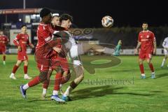 Toto-Pokal; 
Türkgücü München - FC Ingolstadt 04; Zweikampf Kampf um den Ball Ognjen Drakulic (30, FCI) Amdouni, Jusuf (18 TGM)