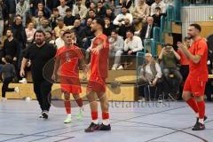 Lotto - Hallen - Bayerncup -  Saison 2022/2023 - FC Fatih Ingolstadt - SV Manching - Halbfinale -  Jubel bei Fatih die ins Finale einziehen - Foto: Meyer Jürgen