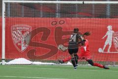 2. Bundesliga Frauen -Freundschaftsspiel -  Saison 2025/26 - FC Ingolstadt 04 Frauen - BW Linz/SpVGG Kleinmünchen -  Der 1:0 Führungstreffer durch Stefanie Reischmann (Nr.24 - FC Ingolstadt Frauen I) - jubel - Foto: Meyer Jürgen