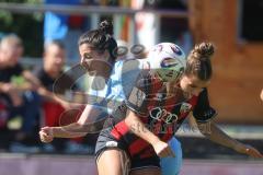 *** 2. Bundesliga Frauen - Saison 2025/26 - FC Ingolstadt 04 Frauen - Victoria Berlin - Magdalena Schwarz (Nr.23 - FC Ingolstadt Frauen I) - Yaren Aylin blau Berlin - Foto: Meyer Jürgen