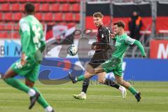 3. Liga; FC Ingolstadt 04 - 
SV Sandhausen; Benjamin Kanuric (8, FCI) Ehlich Christoph (3 SVS)