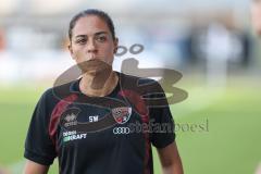 Toto Pokal; FC Memmingen - FC Ingolstadt 04, 2. Runde; vor dem Spiel Cheftrainerin Sabrina Wittmann (FCI)
