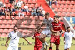 3. Liga; FC Ingolstadt 04 - 1. FC Schweinfurt 05; Kopfball Jonas Scholz (15, FCI) Krätschmer Pius (23 S05) Marcel Costly (22, FCI) Fredrik Carlsen (8, FCI) Meißner Thomas (8 S05)