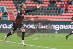 3. Liga; FC Ingolstadt 04 - MSV Duisburg; Vinko Šapina (41, FCI) Tor Jubel Treffer Ausgleich 1:1