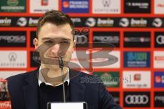 3. Liga; FC Ingolstadt 04 - Borussia Dortmund II; Pressekonferenz Manuel Baumgärtner stellvertretender Pressesprecher