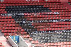 3. Liga - FC Ingolstadt 04 - 1. FC Saarbrücken - Spruchband Fans Choreo