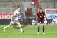 3. Liga; FC Ingolstadt 04 - SC Freiburg II; Lukas Fröde (34, FCI) Breunig Maximilian (29 SCF)