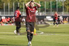 Freundschaftsspiel - Saison 2022/2023 - FC Ingolstadt 04 -  SpVgg Bayreuth - Pascal Testroet (Nr.37 - FCI) - enttäuscht über die vergebene Torchance - - Foto: Meyer Jürgen