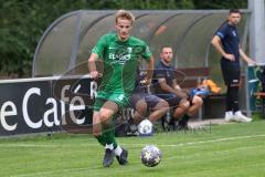 Bezirksliga - Saison 2023/2024 - SV Manching  - SpVgg Kammerberg - Reiner Meisinger (Nr.8 - SV Manching) - Foto: Meyer Jürgen