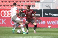 3. Liga - FC Ingolstadt 04 - FSV Zwickau - Dennis Eckert Ayensa (7, FCI) Strietzel Bastian (3 Zwickau)