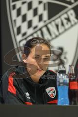 3. Liga; FC Ingolstadt 04 - Erzgebirge Aue; Interview Pressekonferenz Cheftrainerin Sabrina Wittmann (FCI)