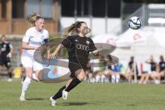 2. Fußball-Liga - Frauen - Saison 2023/2024 - FC Ingolstadt 04 - SV Meppen - Reininger Pija (Nr.21 - FCI Frauen) - Schulte Sahrah weiss Meppen - Foto: Meyer Jürgen