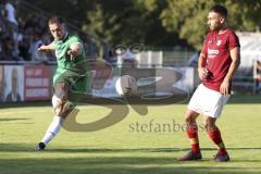 Kreisliga - Saison 2023/2024 - FC Gerolfing - Türk SV Ingolstadt - Flaur Bashota grün Gerolfing - Foto: Meyer Jürgen