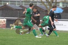 Bezirksliga - Saison 2024/25- TSV Gaimersheim - FC Gerolfing - Denis Janjic (Nr.31 - TSV Gaimersheim) - Bastian Heigl (Nr.2 - FC Gerolfing) - Foto: Meyer Jürgen