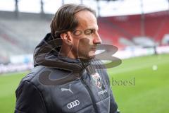 2.BL; FC Ingolstadt 04 - Hannover 96; Cheftrainer Rüdiger Rehm (FCI) vor dem Spiel