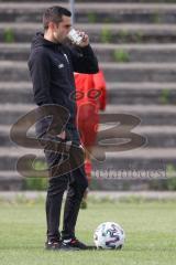 Bayernliga Süd - Saison 2021/2022 - FC Ingolstadt 04 II - VfB Hallbergmoos - Käs Alexander Trainer FCI - Foto: Meyer Jürgen