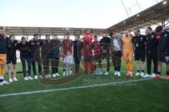 3. Liga - Saison 2024/25 - FC Ingolstadt 04 - SV Wehen Wiesbaden - Das Spiel ist aus - - Foto: Meyer Jürgen