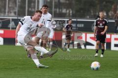 3. Liga - Saison 2023/24 - Testspiel - 1. FC Nürnberg - FC Ingolstadt 04 - Jannik Mause (Nr.7 - FCI) schiesst den 0:2 Führungstreffer - jubel -  - XXXXX - Foto: Meyer Jürgen