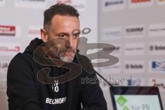3. Liga; SC Verl - FC Ingolstadt 04; Interview Pressekonferenz Cheftrainer Alexander Ende (Verl) Niederlage 1:4