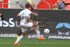 3.Liga - Saison 2022/2023 - FC Ingolstadt 04 -  SV Meppen - Tobias Bech (Nr.11 - FCI) - Jonas Fedl (Nr.5 - SV Meppen) - Foto: Meyer Jürgen