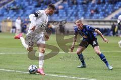 3. Liga; SV Waldhof Mannheim - FC Ingolstadt 04 - Hakentrick Felix Keidel (43, FCI) Jans Laurent (18 SVWM)