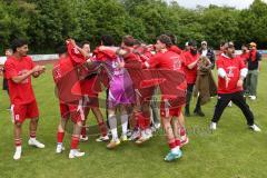 Kreisliga - Saison 2025/26- TSV Ingolstadt Nord - Türk SV Ingolstadt - Türkisch SV Ingolstadt ist Kreisliga Meister - Mertcan Gürses rot Türkisch - jubel -  - Foto: Meyer Jürgen