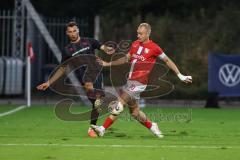 3. Liga; TSV Havelse - FC Ingolstadt 04; Lukas Fröde (34, FCI) Zweikampf Kampf um den Ball Düker Julius (10 Havelse)