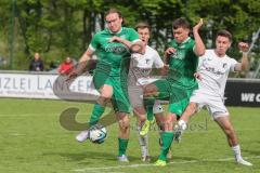 Bezirksliga - Saison 2024/25 - FC Gerolfing - SV Waldeck-München - Bastian Heigl (Nr.2 - FC Gerolfing) - Leo Zänger (Nr.11 - FC Gerolfing) - Foto: Meyer Jürgen