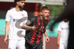 3. Liga - Saison 2024/25 - FC Ingolstadt 04 - SV Wehen Wiesbaden - Der 2:1 Führungstreffer - jubel - Benjamin Kanuric (Nr.8 - FCI) - XXXXX - Foto: Meyer Jürgen