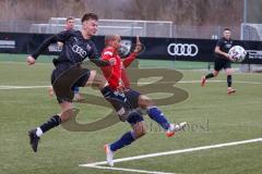 Bayernliga Süd - Saison 2021/2022 - FC Ingolstadt 04 II -  SpVgg Unterhaching - Gabriel Zirngast #10 FCI - Foto: Meyer Jürgen