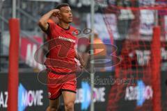 3. Liga; FC Ingolstadt 04 - Erzgebirge Aue; Tor Jubel Treffer Marcel Costly (22, FCI)