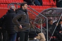 3. Liga; FC Ingolstadt 04 - TSV 1860 München; Cheftrainer Guerino Capretti (FCI) entäuscht