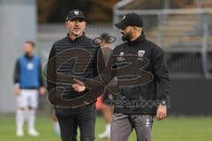 3. Liga; TSV Havelse - FC Ingolstadt 04; nach dem Spiel Unentschieden Remis 1:1 Cheftrainer Achim Beierlorzer (FCI) und Co- Trainer Nico Antonitsch (FCI) gehen vom Platz