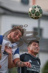 Kreisklasse - Saison 2026/27 - TSV Etting - SV Sandersdorf - Michael Belousow weiss Etting - Andreas Winkler #2 schwarz Sandersdorf - Foto: Meyer Jürgen