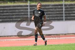 2. Bundesliga Frauen - Saison 2023/24 - FC Ingolstadt 04 Frauen - Turbine Potsdam - Der 1:0 Führungstreffer durch Samantha Stiglmaier (Nr.27 - FCI) - jubel - tor -  Foto: Meyer Jürgen