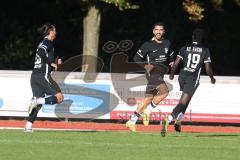 Kreisliga - Saison 2023/2024 - FC Fatih Ingolstadt - TSV Münchsmünster - Der 2:0 Führungstreffer durch Akif Abasikeles schwarz Fatih - jubel - Foto: Meyer Jürgen