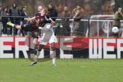 3. Liga - Saison 2023/24 - Testspiel - 1. FC Nürnberg - FC Ingolstadt 04 - Kania Julian (#46 Nürnberg) - Donald Nduka (Nr.27 - FCI) - Foto: Meyer Jürgen