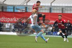 3.Liga - Saison 2022/2023 - TSV 1860 München - FC Ingolstadt 04 - Justin Butler (Nr.31 - FCI) - Jesper Verlaat (Nr.4 - 1860 München) -  Foto: Meyer Jürgen