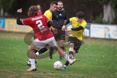 A-Klasse -  Saison 2026/27 - TSV Unsernherrn - FC Wackerstein/Dünzing - Lukas Lechner gelb Wackerstein/Dünzing - Florian Kraus rot Unsernherrn - Foto: Meyer Jürgen