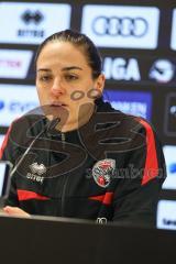3. Liga; FC Ingolstadt 04 - TSV Havelse; Interview Pressekonferenz Cheftrainerin Sabrina Wittmann (FCI)