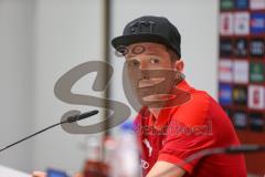 2. Fußball-Liga - Pressekonferenz - Vorstellung Cheftrainer Roberto Pätzold und Manager Profifußball Malte Metzelder - Saison 2021/2022 - FC Ingolstadt 04 - Cheftrainer FCI Roberto Pätzold - Foto: Meyer Jürgen